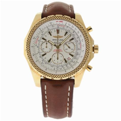 breitling bentley watch gold|pre owned Breitling Bentley watches.